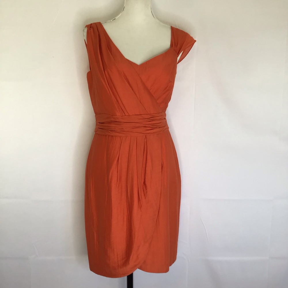 Andrew Marc Orange Wedding Dress